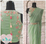 Buy Pista Green Sarees Online In India At Best Price Offers - Joshindia