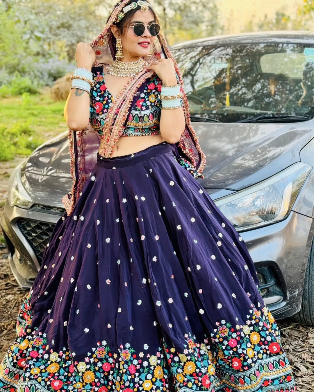 Royal Blue Color Designer Traditional Lehenga Choli