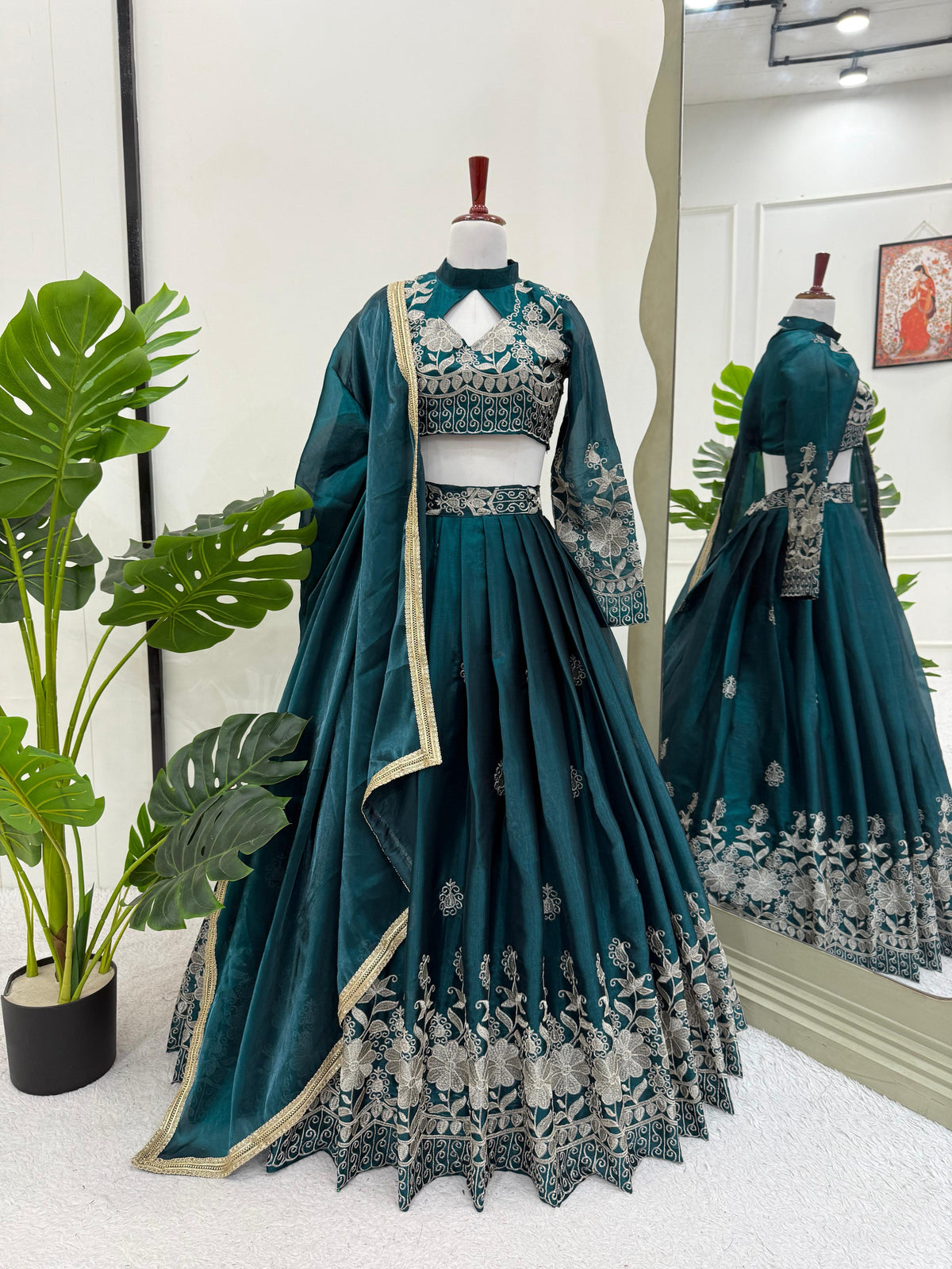 Heavy Boutique Designer Embroidered Lehenga Choli