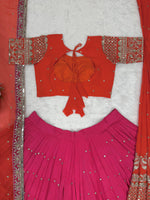 Pink Color Party Wear Designer Lehenga Choli