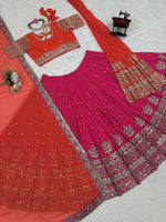Pink Color Party Wear Designer Lehenga Choli