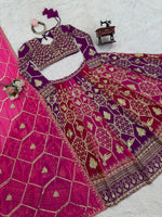 Pink Color Georgette Designer Lehenga Choli