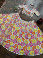 Embroidered Sequinned Ready To Wear Lehenga & Blouse With Dupatta