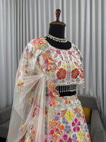 Embroidered Sequinned Ready To Wear Lehenga & Blouse With Dupatta