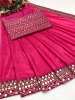 Buy Rani Vichitra Silk Classic Saree Online - Joshindia