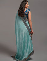 Buy Sky Blue Sarees Online at Best Prices - JOSHINDIA - Joshindia