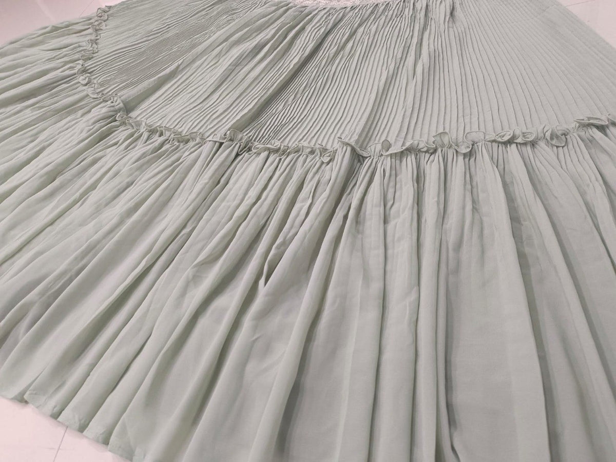 Trending Light Green Color Lehenga Choli For Wedding