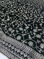 Green Color Velvet Designer Embroidery Lehenga Choli