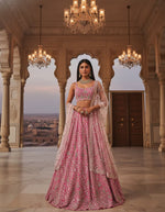 Pink Color Designer Embroidery Lehenga Choli