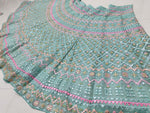 Light Sky Color Designer Party Wear Lehenga Choli