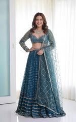 Rama Color Designer Georgette Party Wear Lehenga Choli