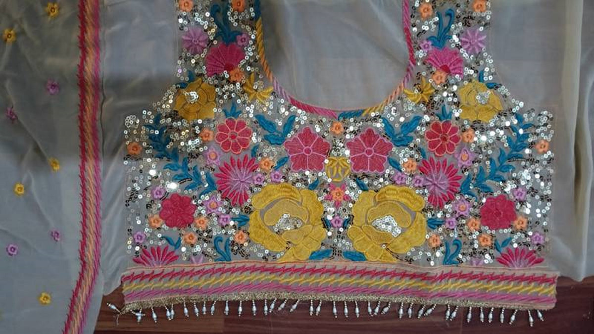 Multi Color Designer Lehenga Choli