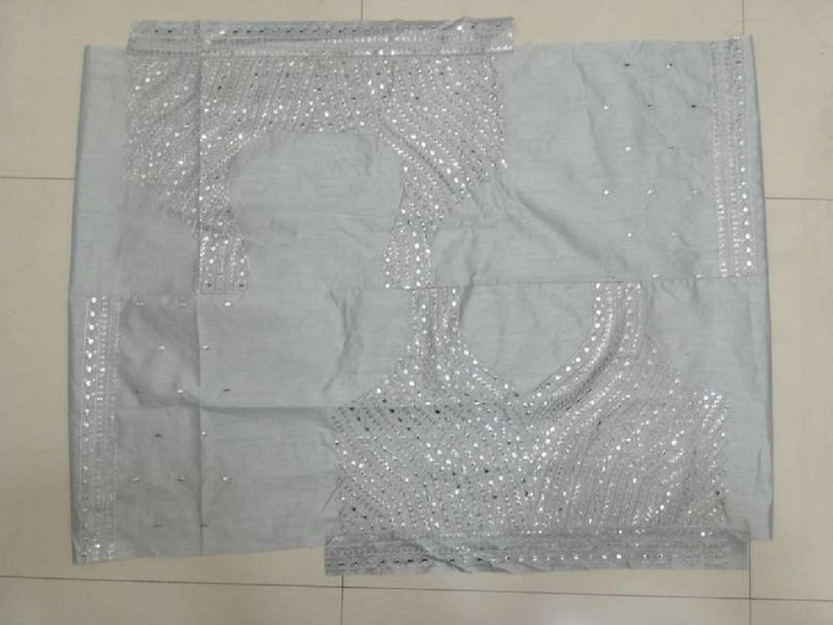 Gray Color Designer Embroidery Lehenga Choli