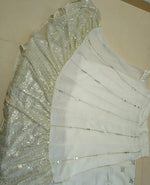 White Color Georgette Designer Party Wear Lehenga Choli