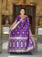 Women Ethnic Woven Design Zari Dola Silk Banarasi Saree
