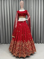 Buy Red Color Most Trending Designer Lehenga Choli At Best Price - Joshindia