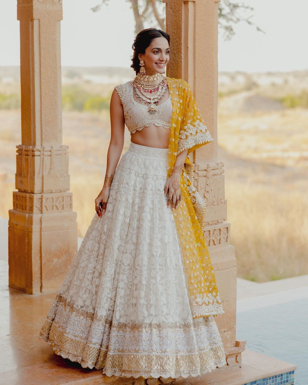 Buy Latest White Color Lehenga Choli Online - Joshindia