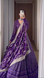 Lilac Color Latest Designer Lehenga Choli For Great Looks - Joshindia