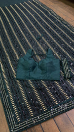 Green Color Latest Designer Saree At Best Price - Joshindia