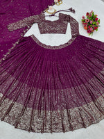 Buy Latest Purple Color Lehenga Choli Online at Best Price - Joshindia