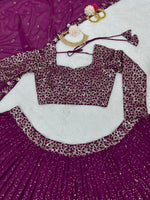 Buy Latest Purple Color Lehenga Choli Online at Best Price - Joshindia