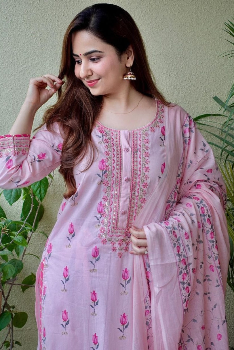 Buy Pink Kurtas Sets online in India - Joshindia