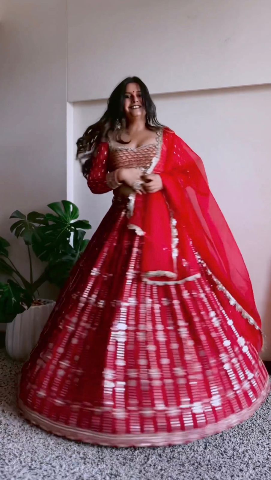 Buy Trendy Red Lehenga Choli Online in India - Joshindia
