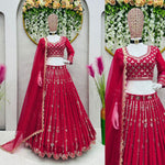 Buy Trendy Red Lehenga Choli Online in India - Joshindia