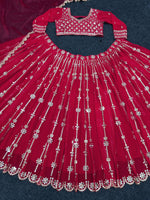 Buy Trendy Red Lehenga Choli Online in India - Joshindia