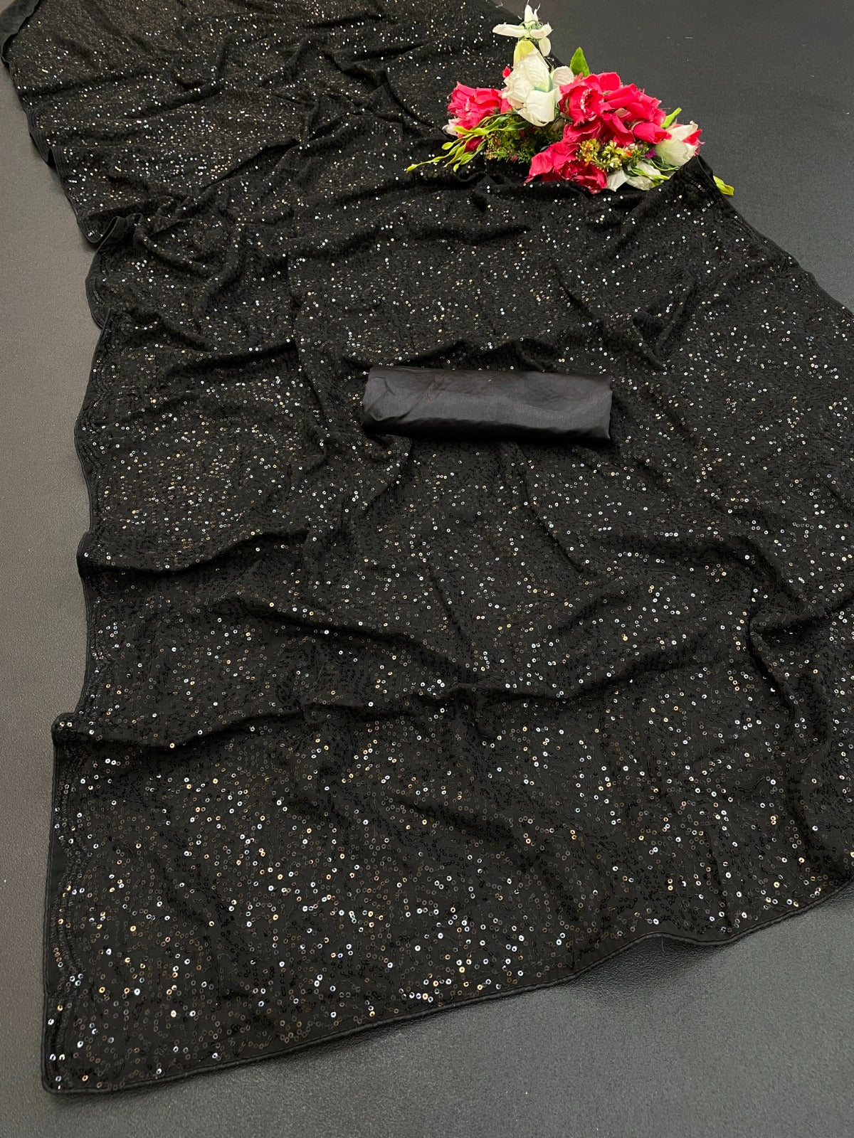 Buy Black Saree Online at Best Prices In India - Joshindia