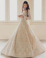 Buy Latest Cream Color Lehenga Choli Online - Joshindia