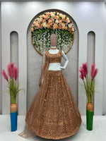 Buy Latest Brown Color Lehenga Choli Online at Best Price - Joshindia