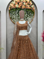 Buy Latest Brown Color Lehenga Choli Online at Best Price - Joshindia