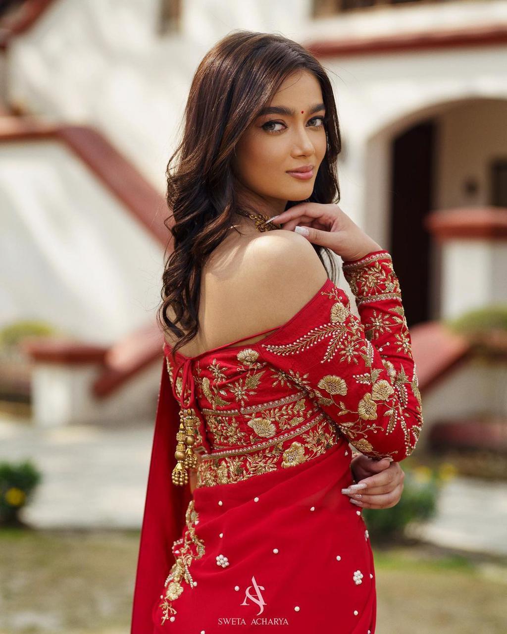 Red Saree - Buy Red Color Fashion Sarees Online - Joshindia
