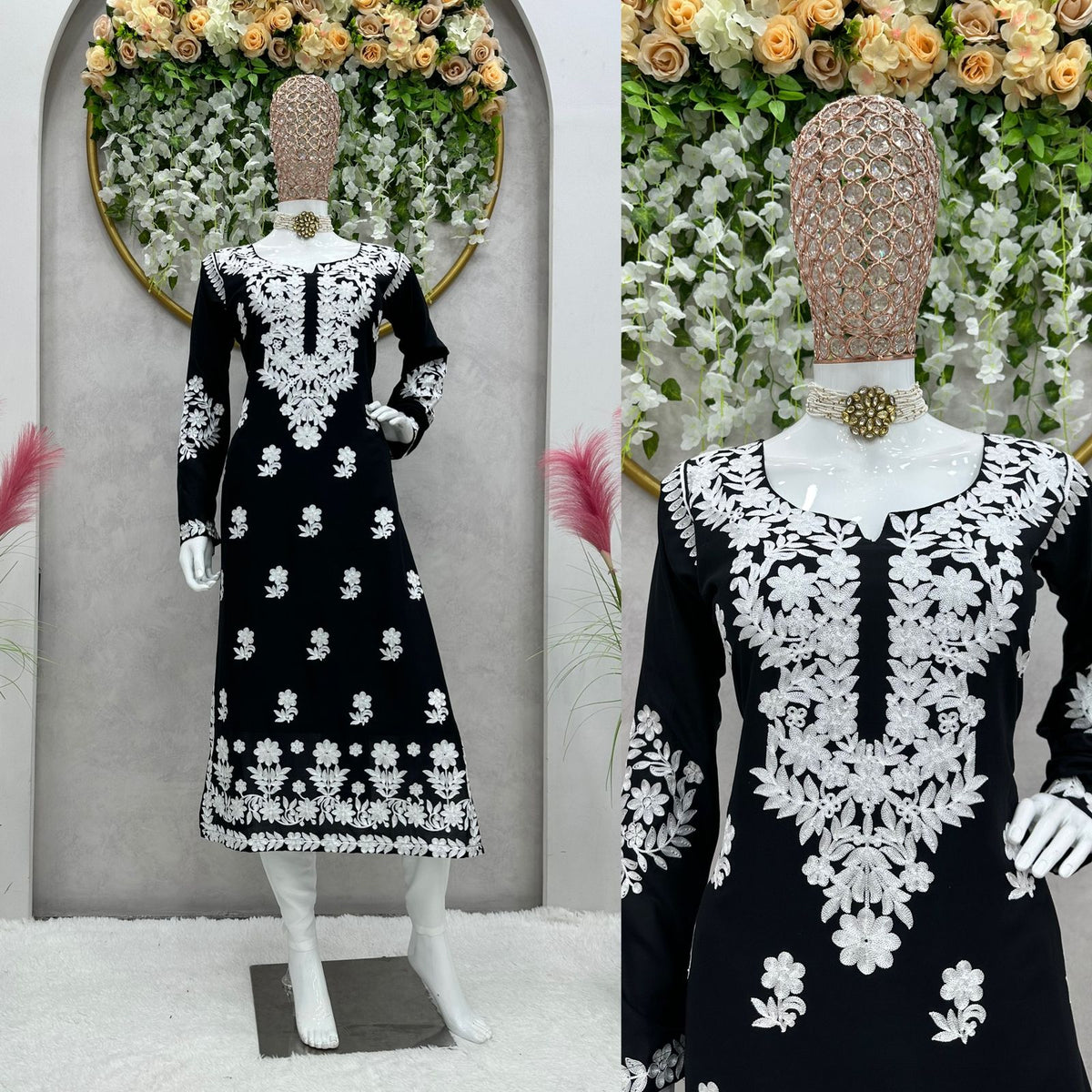 Buy Black Kurtas Set online in India - Joshindia