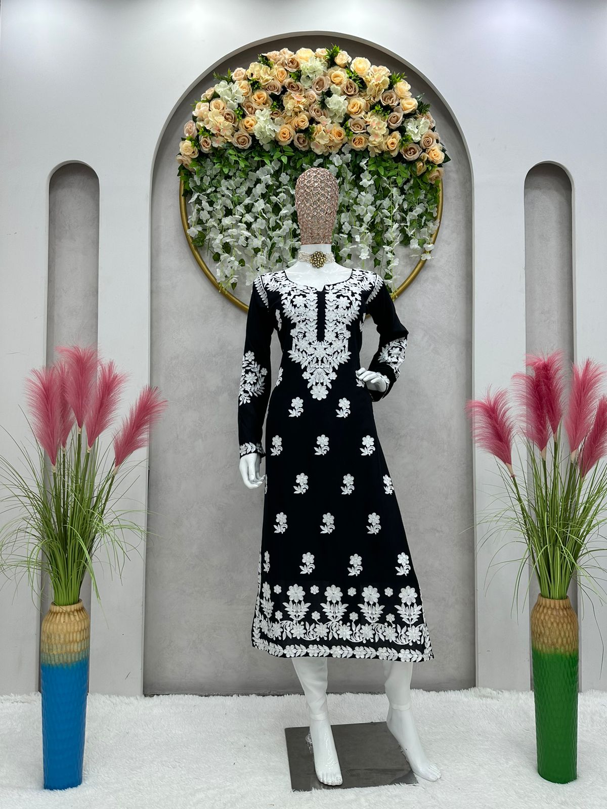 Buy Black Kurtas Set online in India - Joshindia