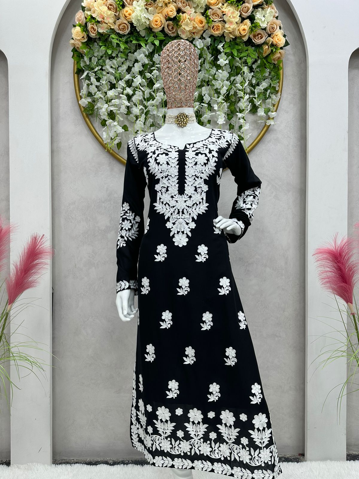 Buy Black Kurtas Set online in India - Joshindia