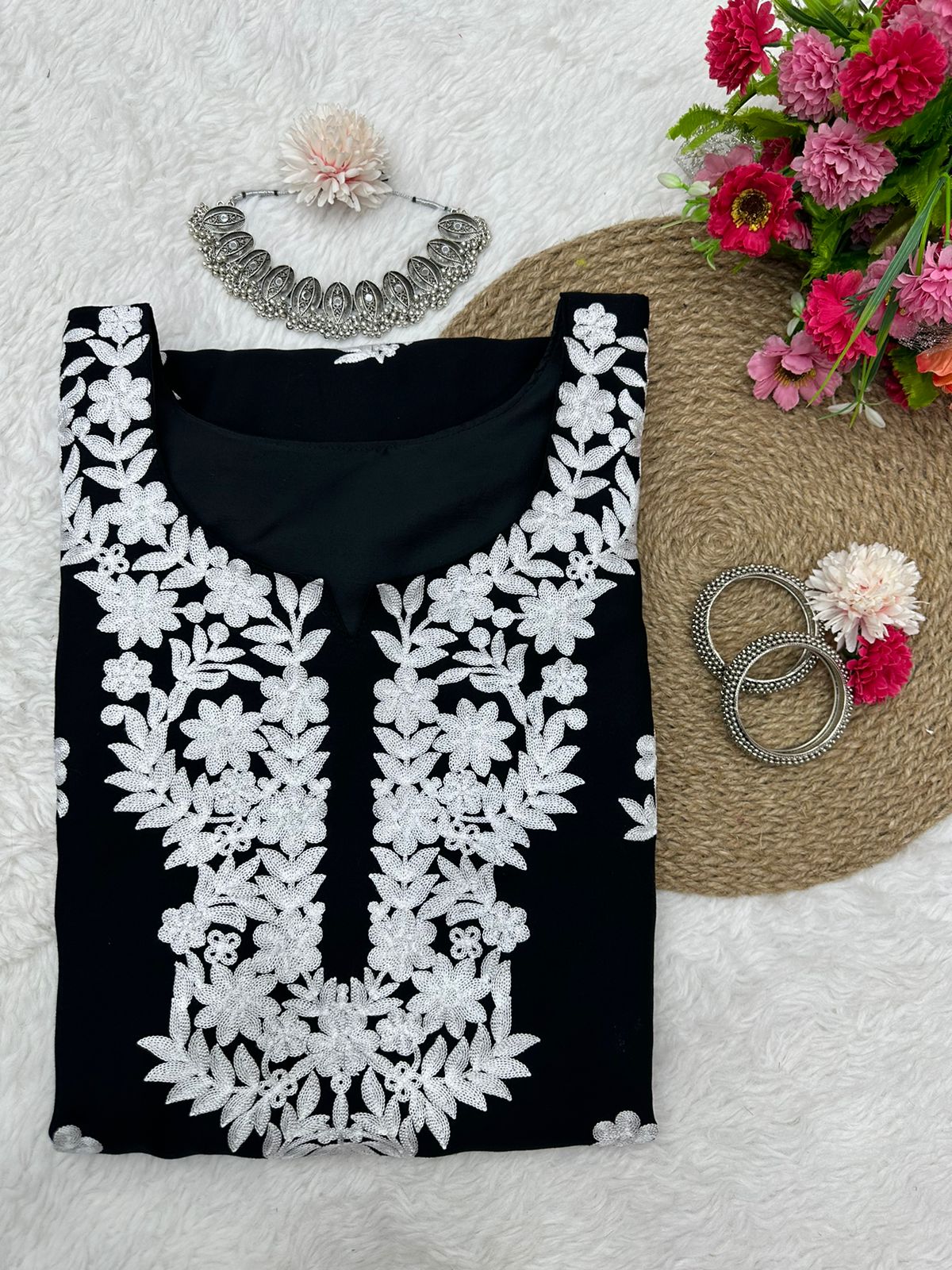 Buy Black Kurtas Set online in India - Joshindia