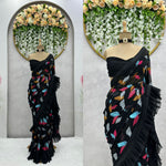 Buy Black Saree Online at Best Prices In India - Joshindia