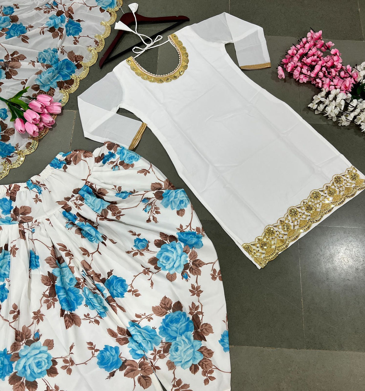 Buy Blue Salwar Suit Online in India - Joshindia