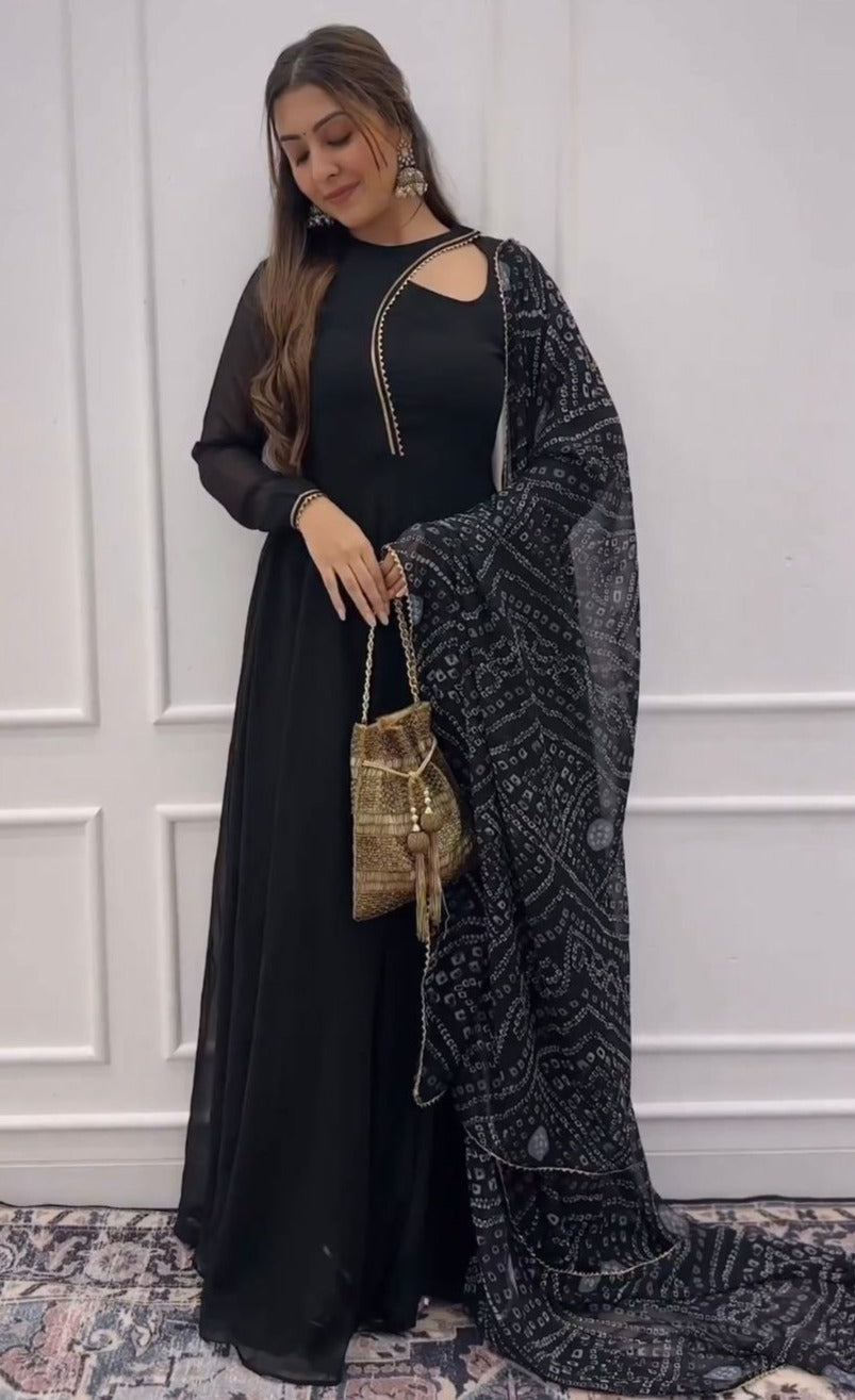 Buy Black Gown For Girls online in India - Joshindia