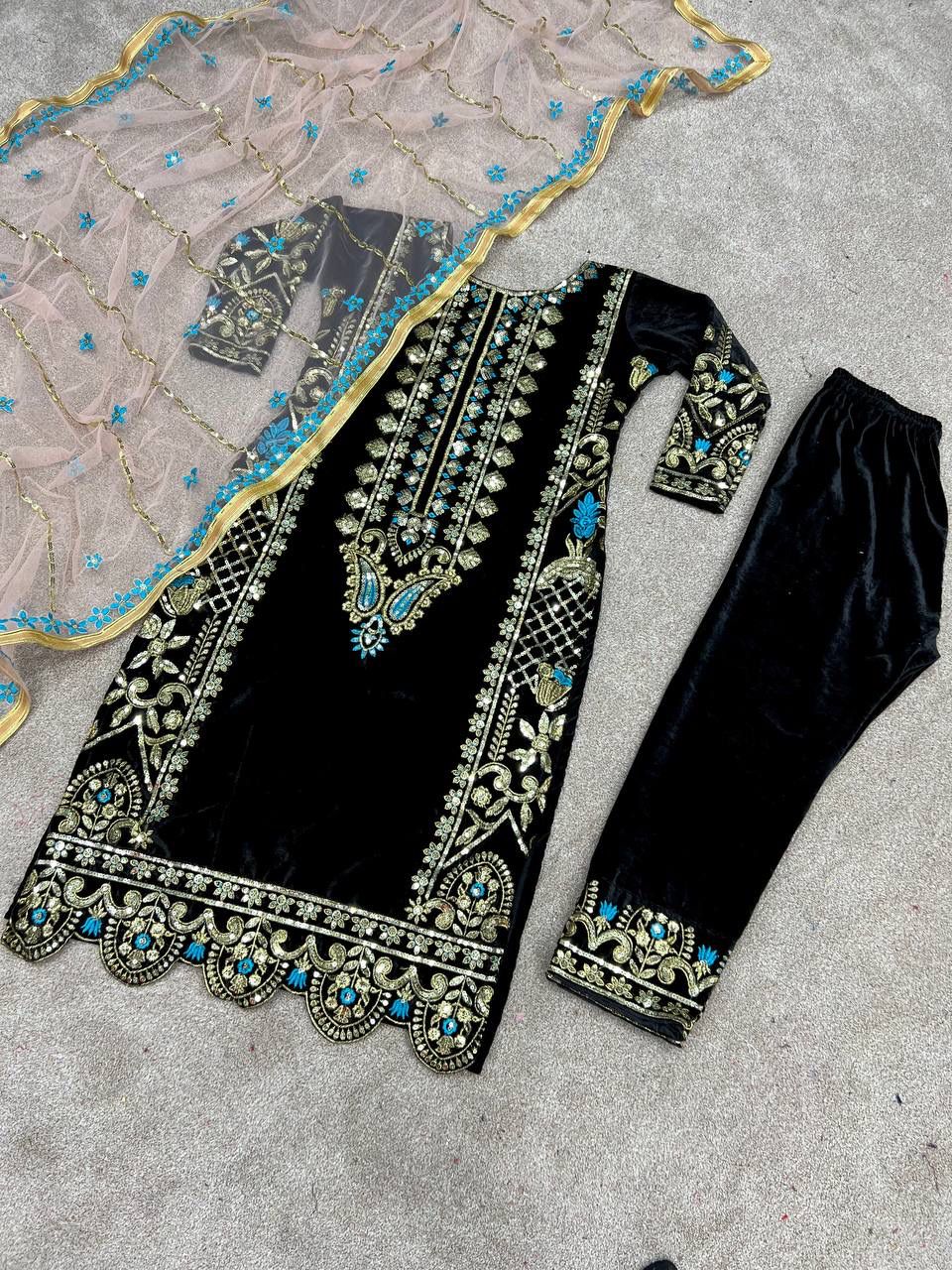 Buy Black Salwar Suit online in India - Joshindia