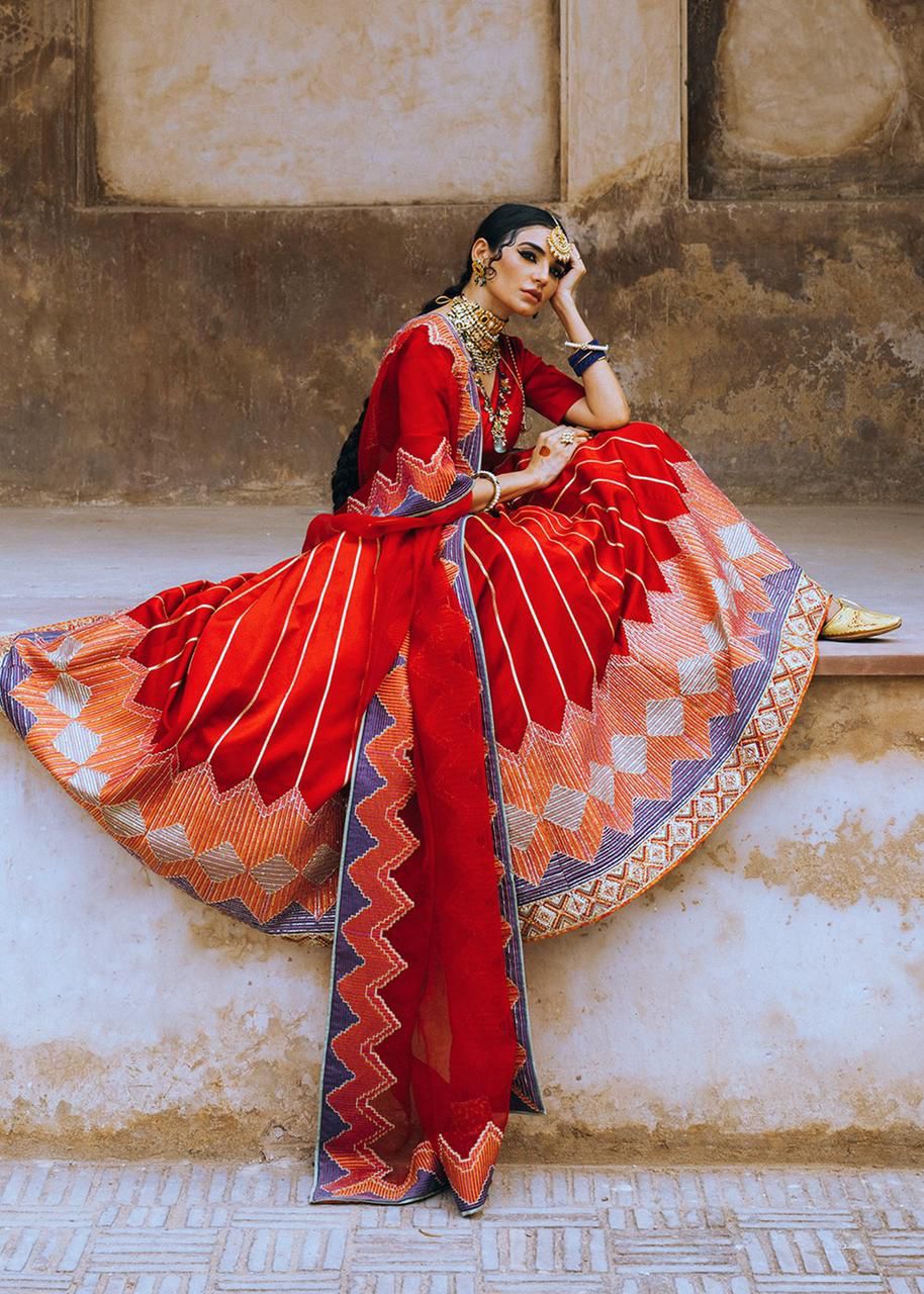 Buy Trendy Red Lehenga Choli Online in India - Joshindia