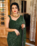 Buy Green Sarees For women At Best Prices Online - Joshindia