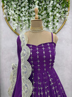 Buy Trendy Purple Gown Online in India - Joshindia