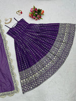 Buy Trendy Purple Gown Online in India - Joshindia