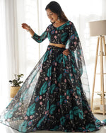 Buy Latest Designer Organza Lehenga Cholis Online - Joshindia
