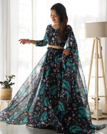 Buy Latest Designer Organza Lehenga Cholis Online - Joshindia
