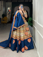 Buy Navratri Beautiful Pure Cotton Lehenga - Joshindia