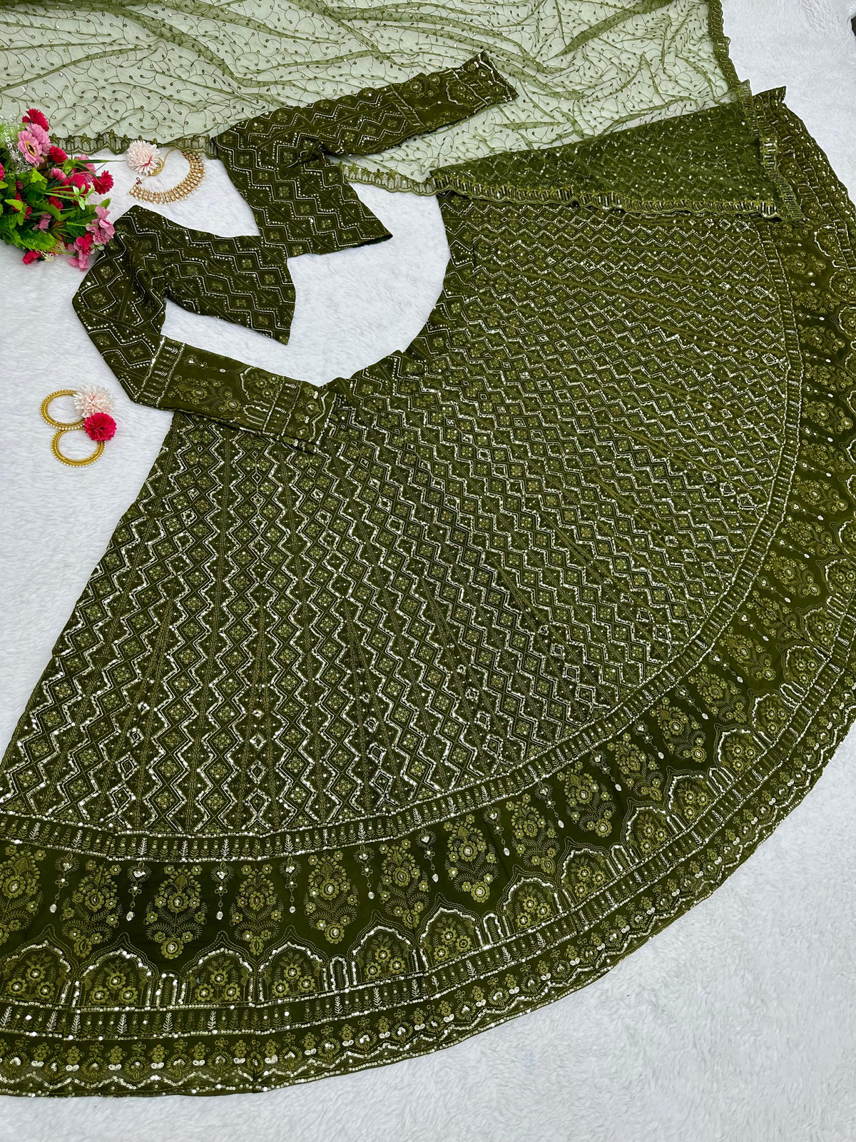 Awesome New Designer Lehenga Choli With Dupatta - Joshindia